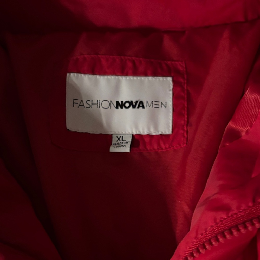 Red Puffer Jacket - image 5